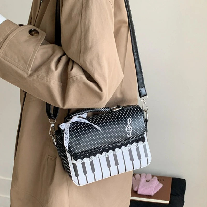 Piano Melody Bag – Statement Crossbody Bag