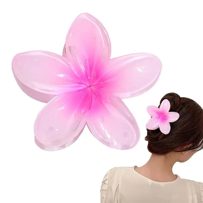 Hawaiian Flower Claw Clip
