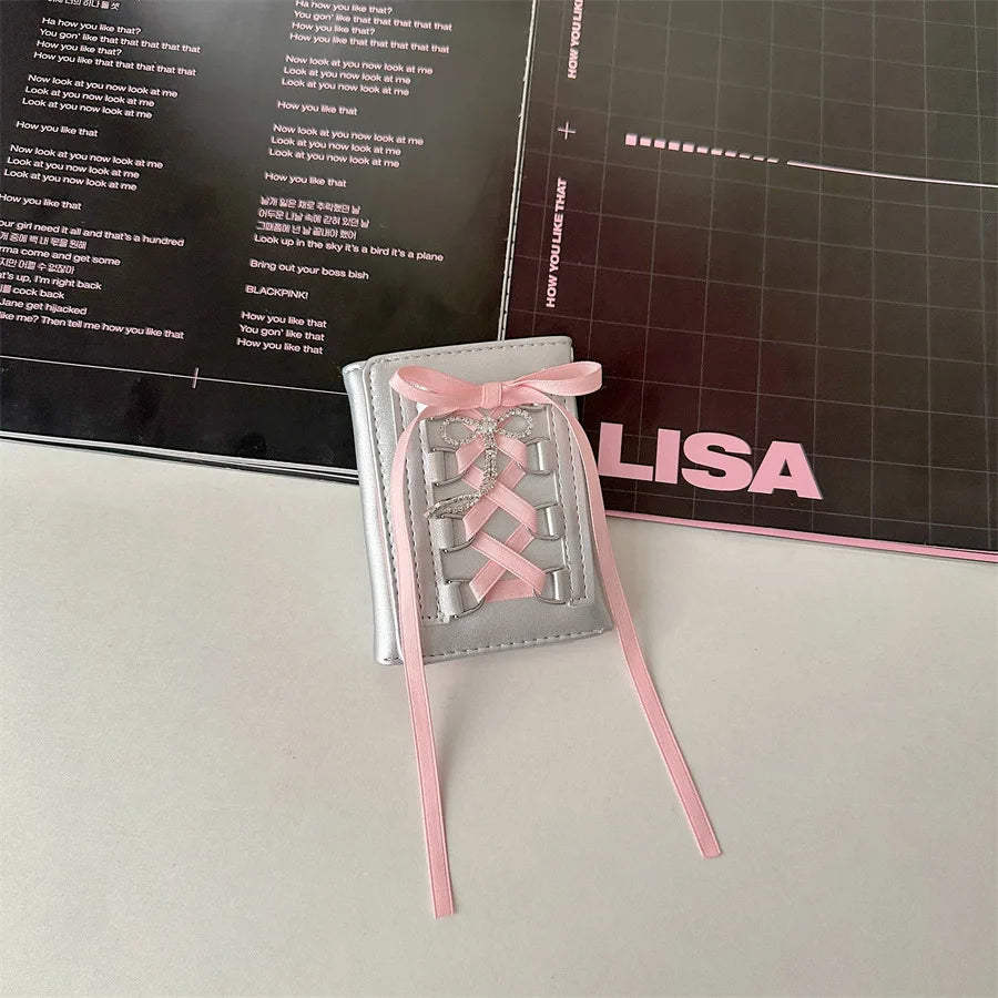 Fashion Ribbon Decoration Small Bag