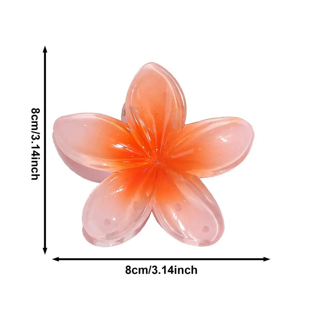 Hawaiian Flower Claw Clip