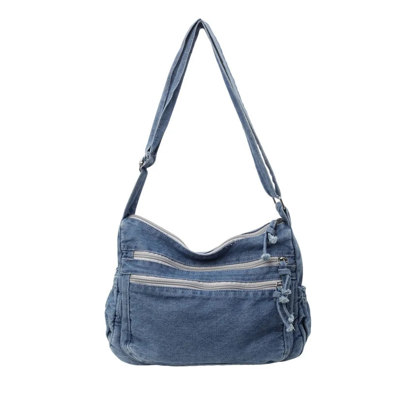 Y2K Denim Shoulder Bag