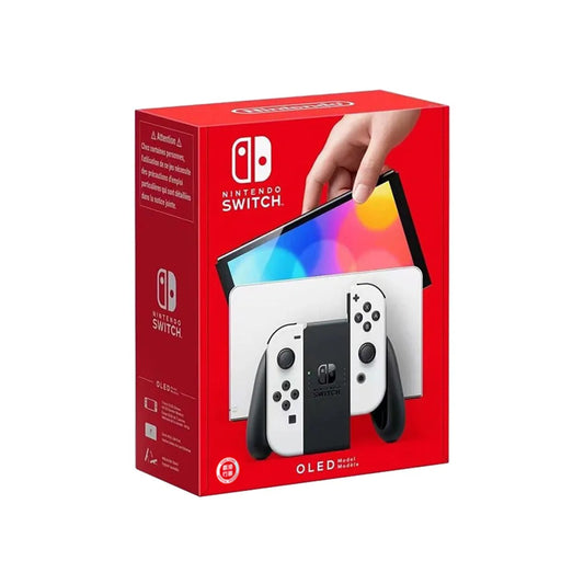 HK version Nintendo Switch OLED Video Game White or Neon (64GB) 7‘’ OLED display Enhanced audio Wired LAN port