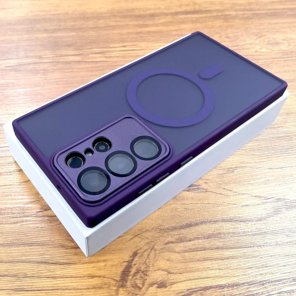 Luxury Matte Case For Samsung Galaxy S25 S24 23 S22 Ultra Plus S24Ultra S25 Ultra