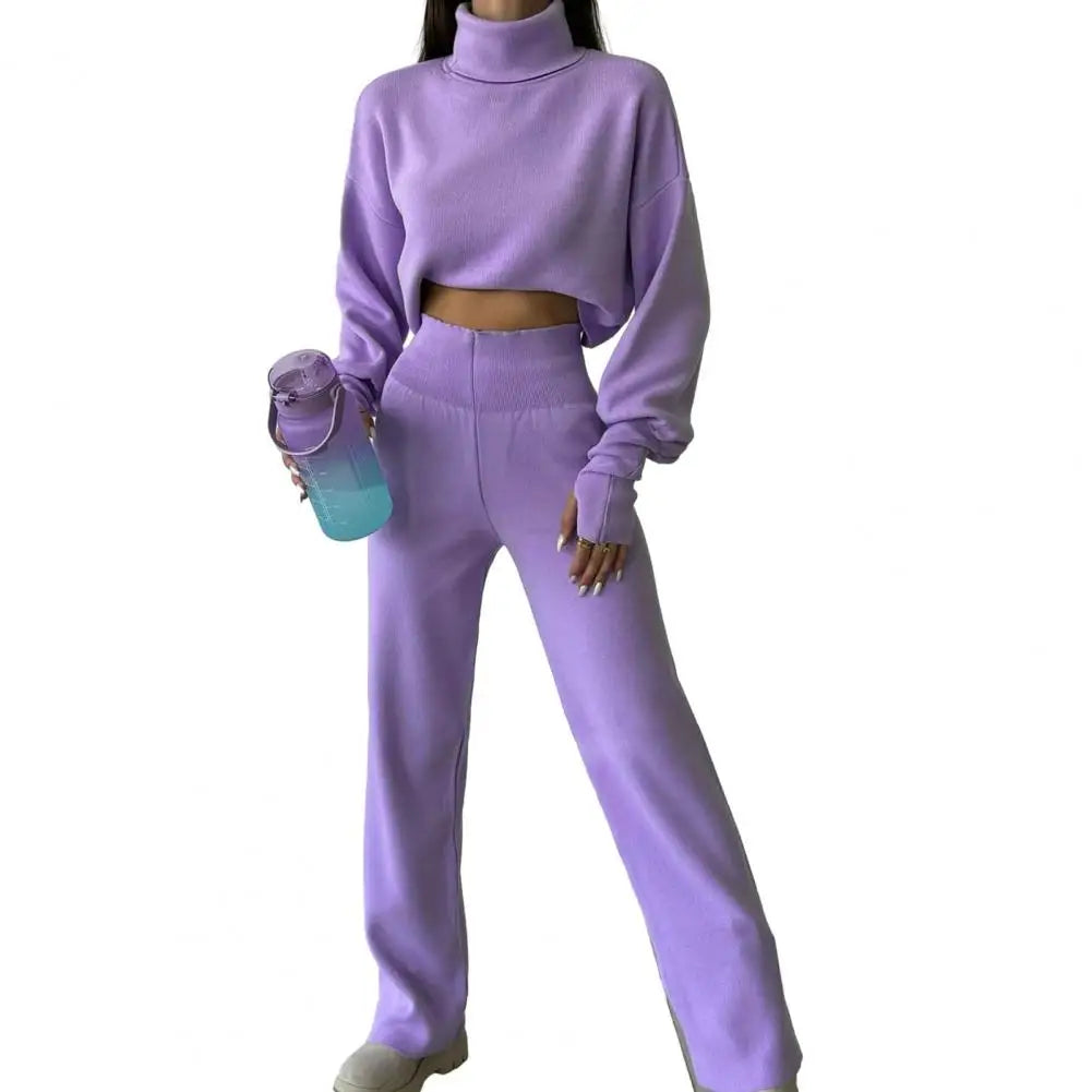 ΣΕΤ CROPPED TOP LONG SLEEVE+PANTS