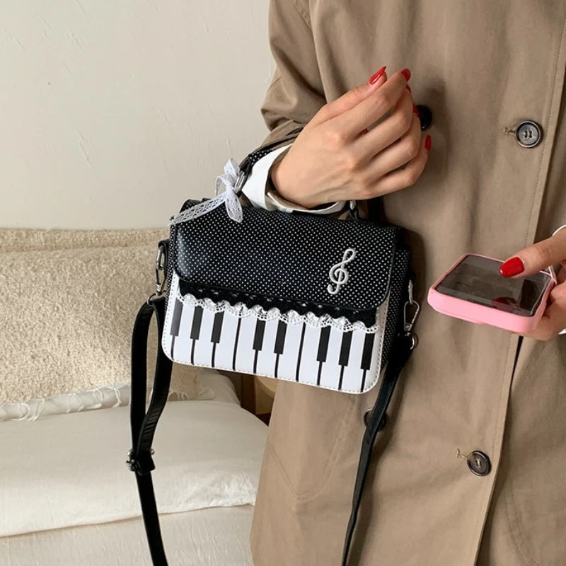 Piano Melody Bag – Statement Crossbody Bag