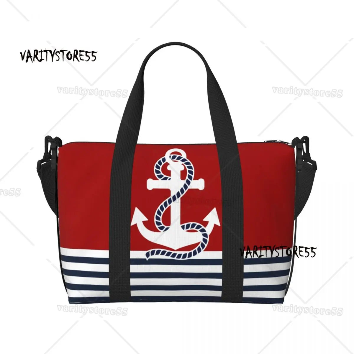 Nautical Beach Tote Bag