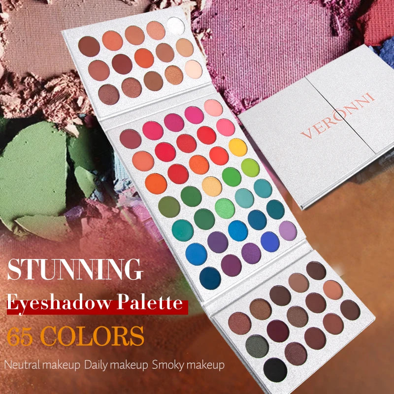 65-Color Eyeshadow Palette
