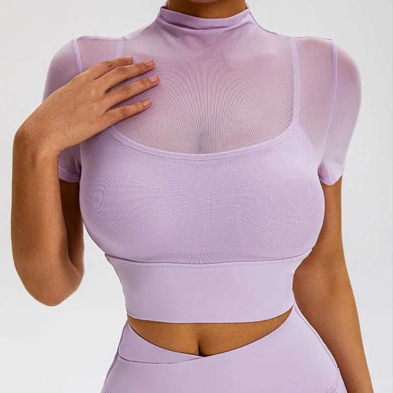 Top με Διάφανο Layer