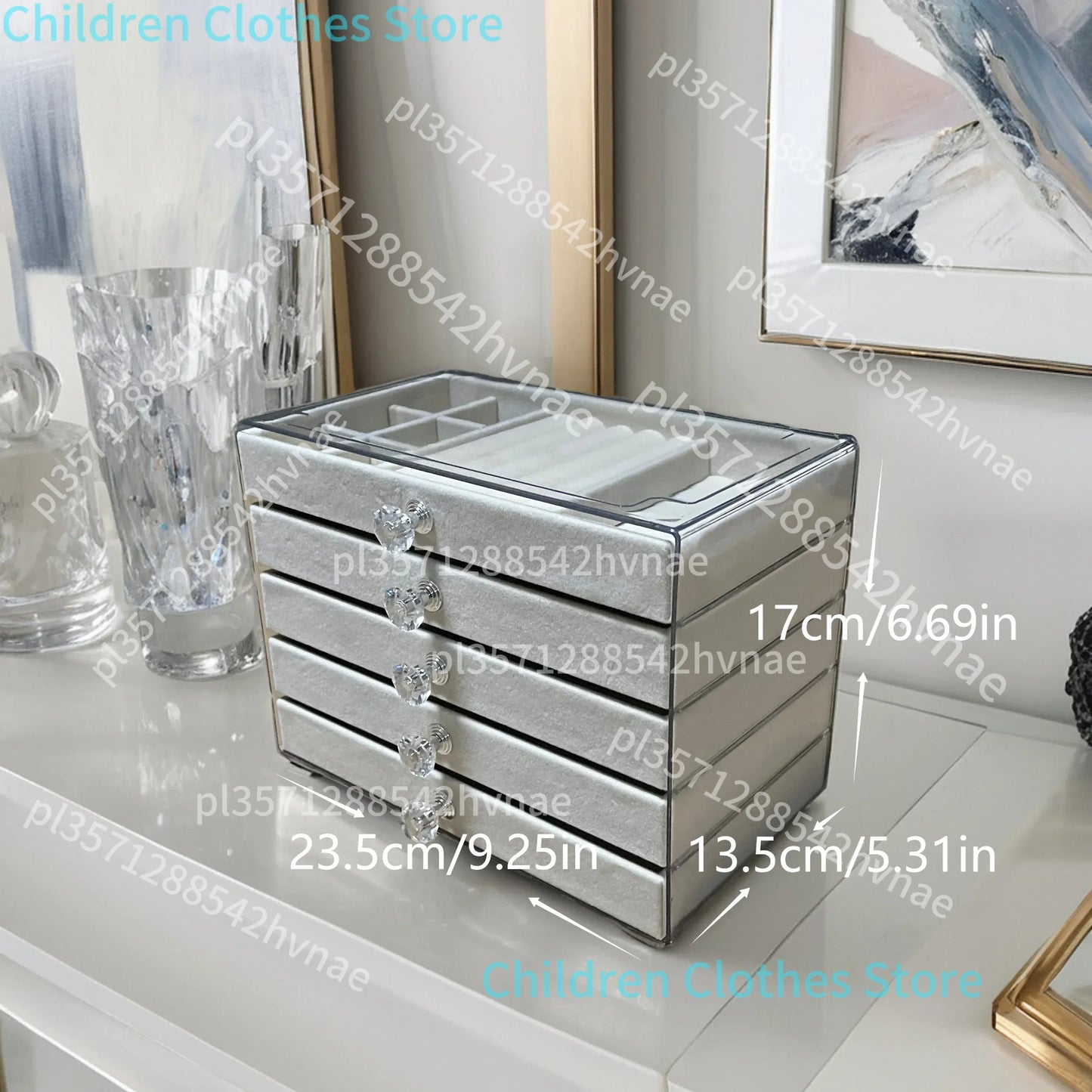 Velvet Jewellery Organiser