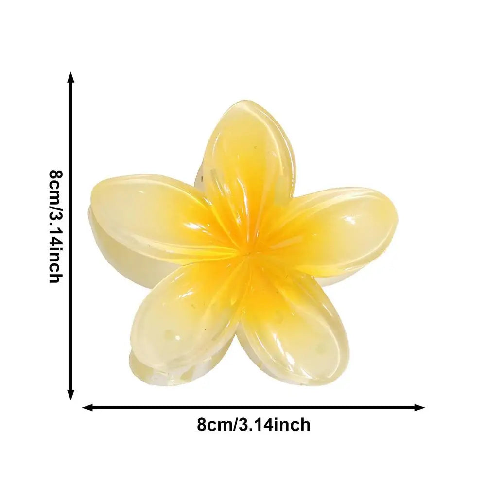 Hawaiian Flower Claw Clip