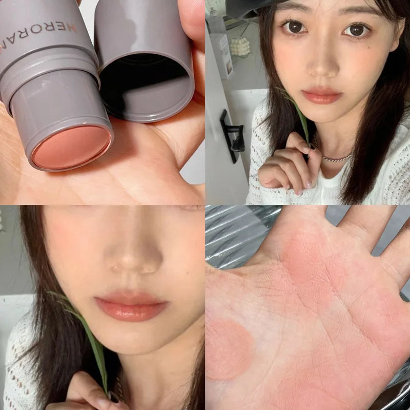 HERORANGE~Double head sponge monochrome powder blusher