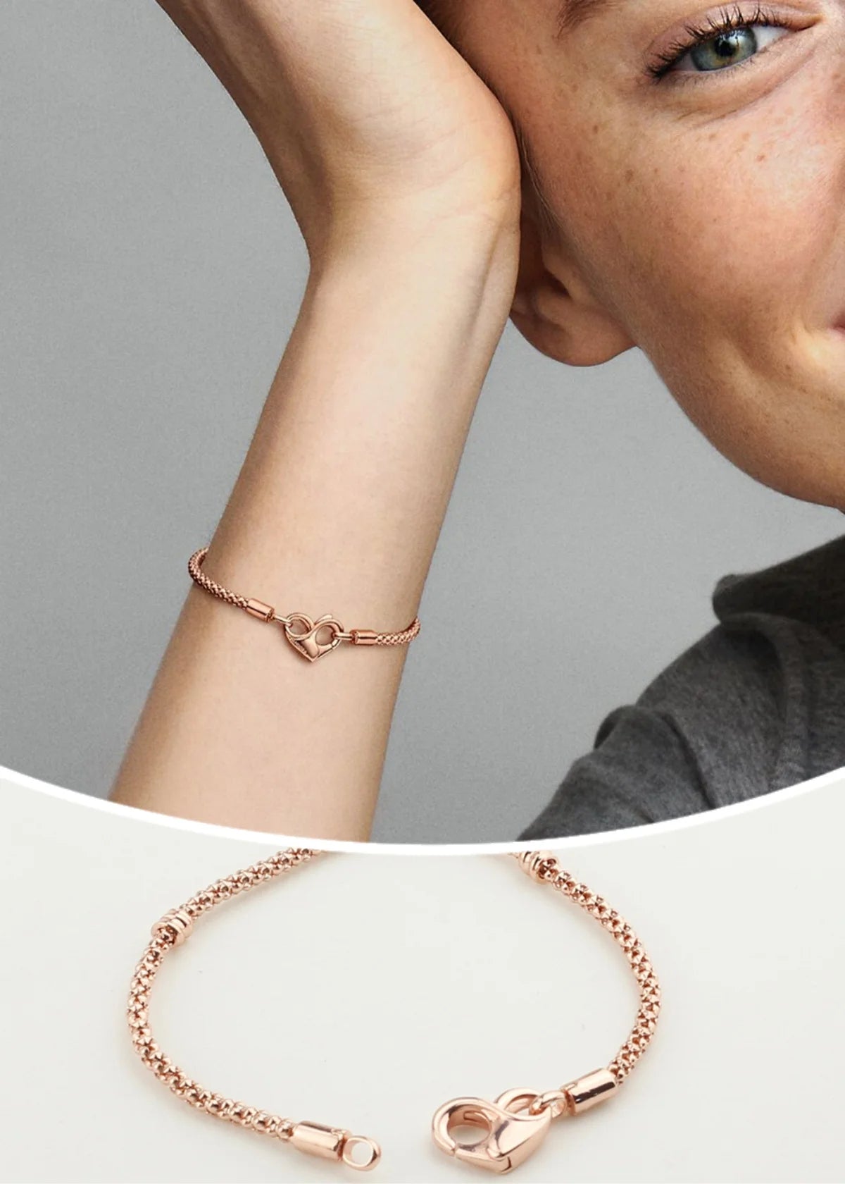 Heart Chain Bracelet