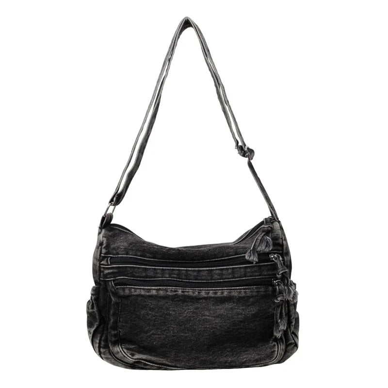 Y2K Denim Shoulder Bag
