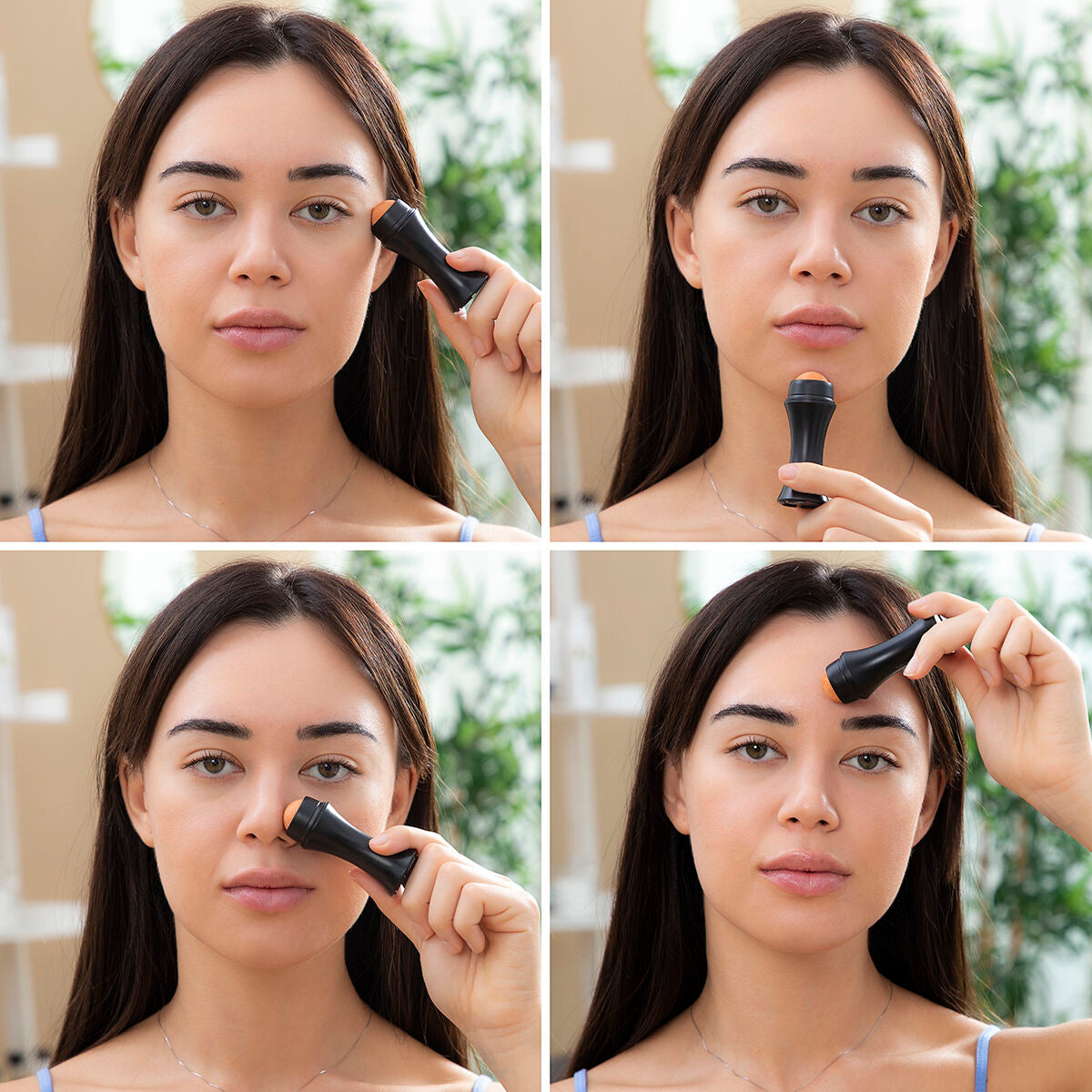 Volcanic Oil Control Roller – Mattifying Face Tool