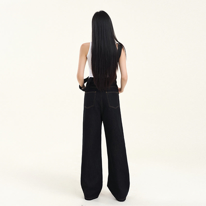 Washed Wide-Leg Jeans, Chelsea | Women - BYMANYC ® New York