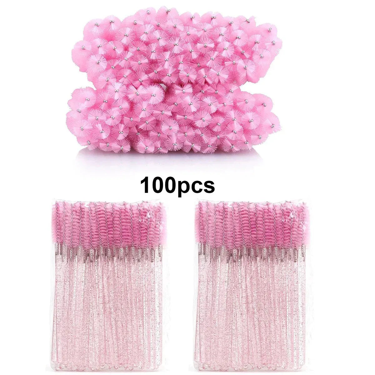 Disposable Mascara Wands 100pcs – Μίας Χρήσης για Μακιγιάζ