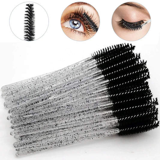 Disposable Mascara Wands 100pcs – Μίας Χρήσης για Μακιγιάζ