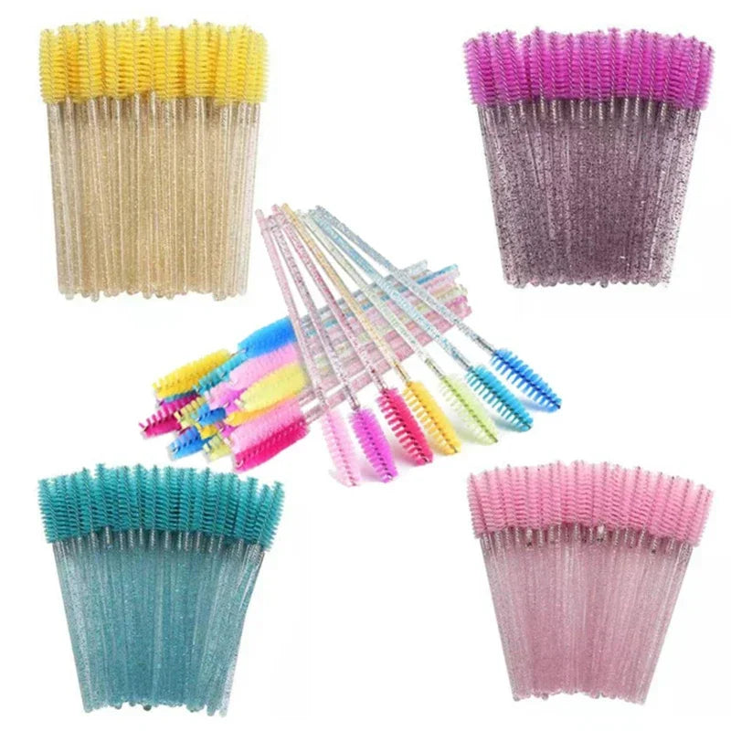 Disposable Mascara Wands 100pcs – Μίας Χρήσης για Μακιγιάζ