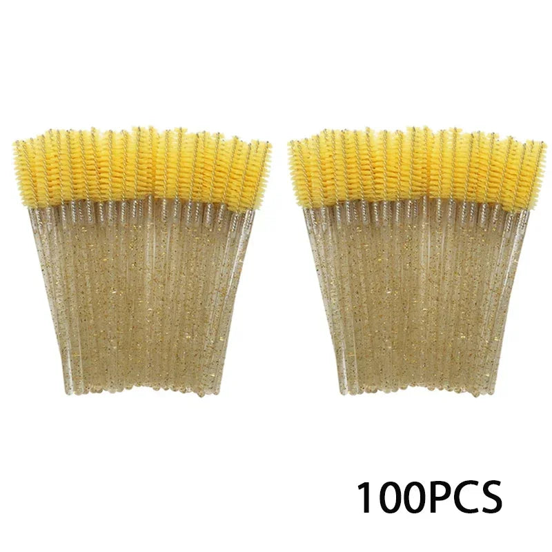 Disposable Mascara Wands 100pcs – Μίας Χρήσης για Μακιγιάζ