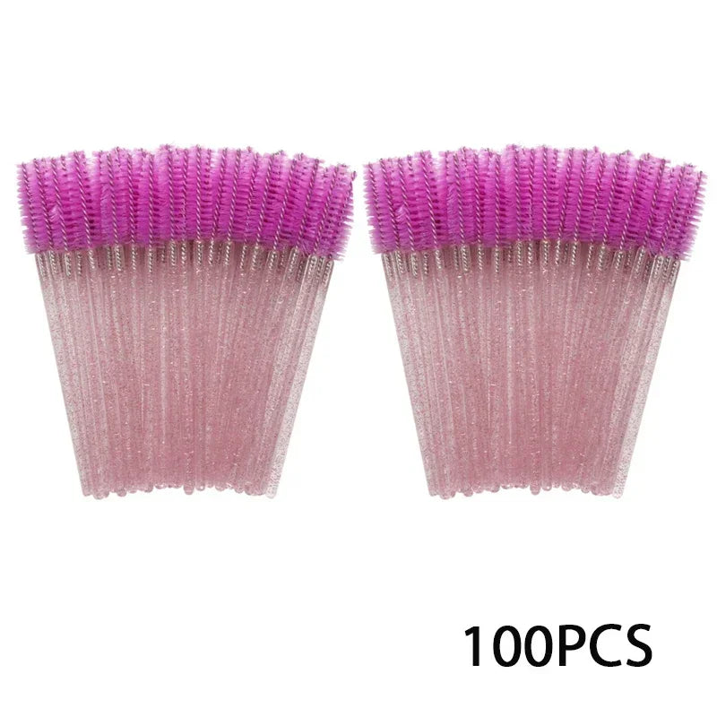 Disposable Mascara Wands 100pcs – Μίας Χρήσης για Μακιγιάζ