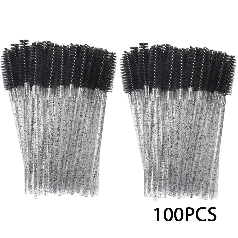 Disposable Mascara Wands 100pcs – Μίας Χρήσης για Μακιγιάζ