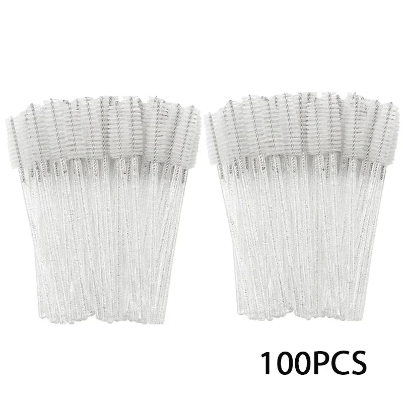 Disposable Mascara Wands 100pcs – Μίας Χρήσης για Μακιγιάζ