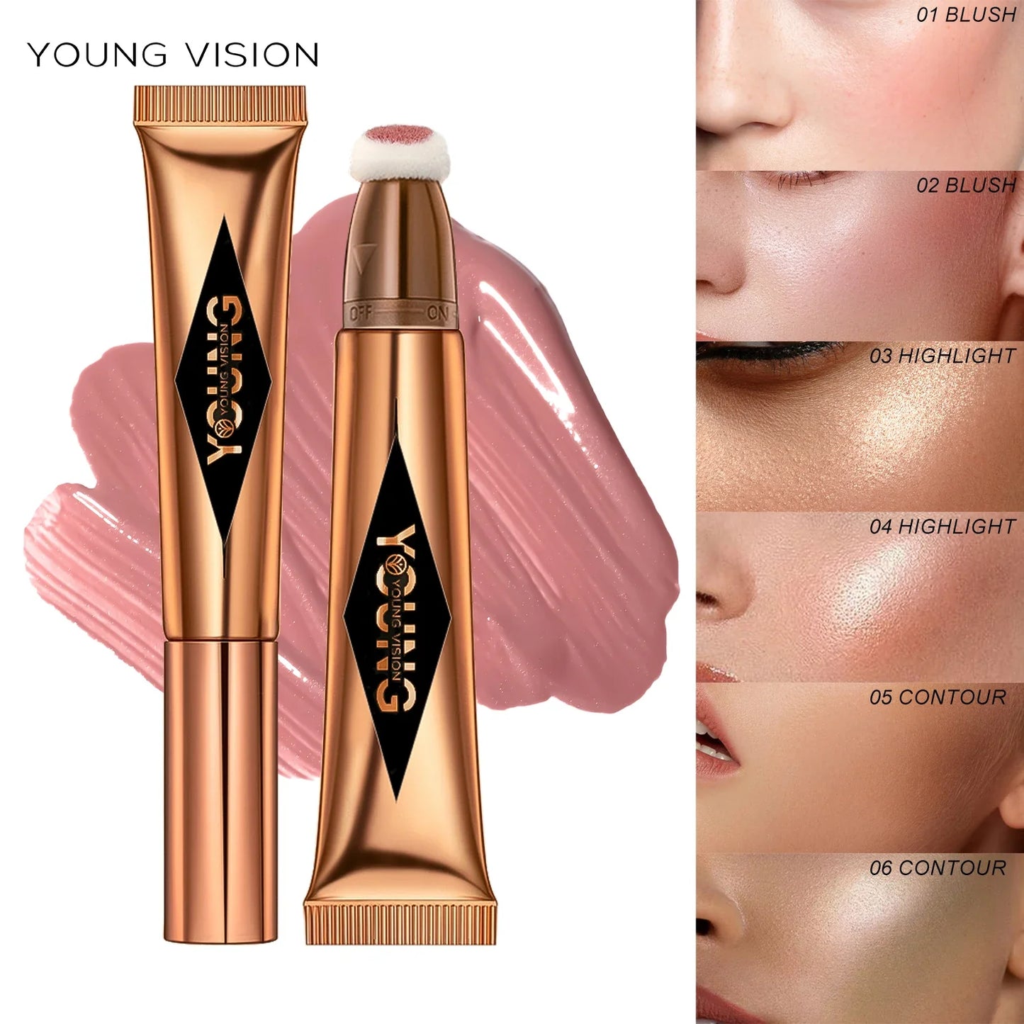 Young Vision Air Cushion Blusher 6 Colors