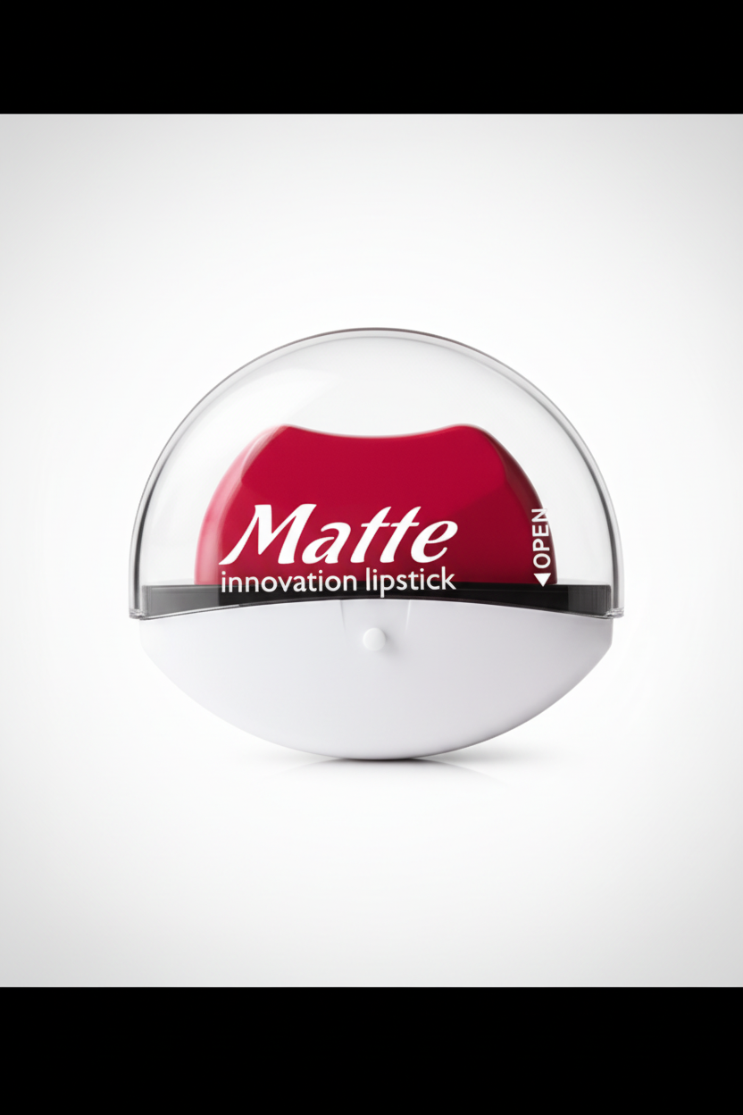 Effortless Matte Lipstick – Soft Velvet Finish