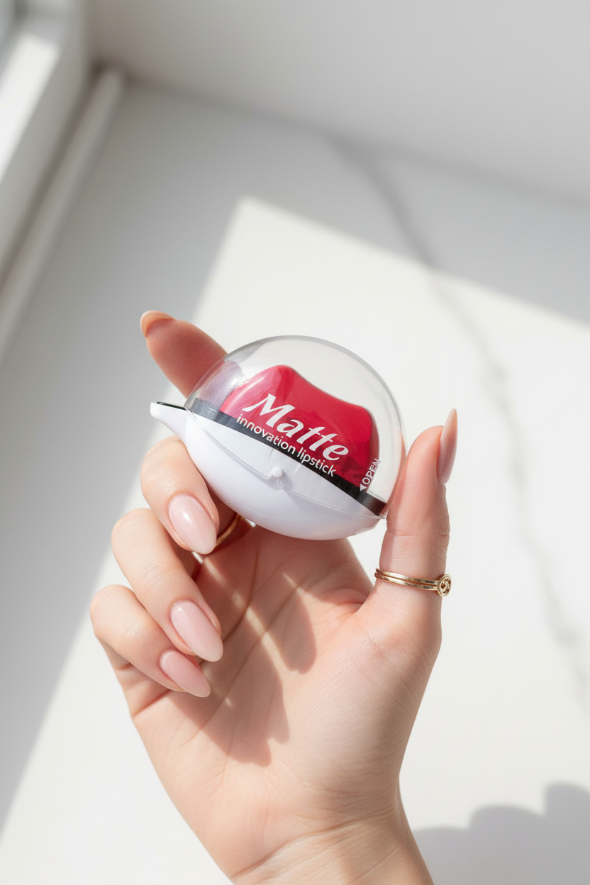 Effortless Matte Lipstick – Soft Velvet Finish