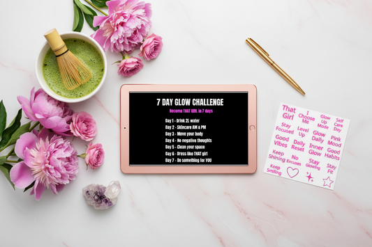 That Girl Glow Up Kit ✨ Digital Planner + Stickers