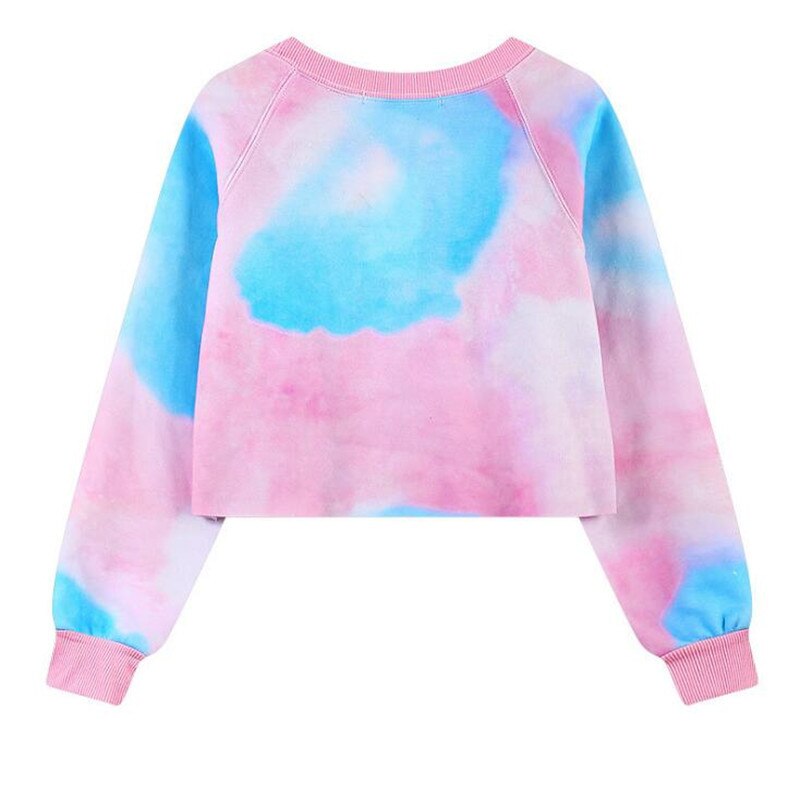 Women PINK Letters Printed Harajuku Long Sleeve Sweatshirt