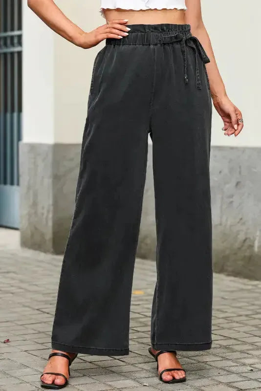 Wide Leg Tencel Jeans